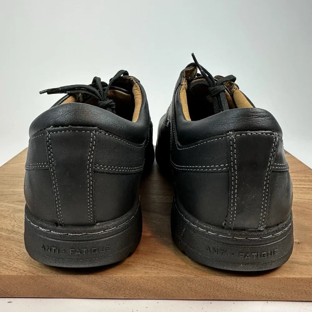 New Mens Timberland Pro Branston Black Oxford Alloy Safety Toe Shoes Sz 14‎ M